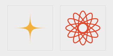 Vahşilik şekilleri. Soyut grafik geometrik sembollerin büyük bir koleksiyonu. Modern tişörtler için tasarlanmış. Retro Futurist. Vektör illüstrasyonu