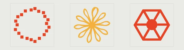 Σύνολο Y2K Στυλ Διανύσματα Των Αντικειμένων Βωμολοχίες Και Σχήματα Λουλουδιών — Διανυσματικό Αρχείο