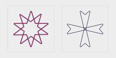 Vektör Grafik Varlıkları Ayarlandı. Geçmişe dönük grafik süslemeleri. Notlar için şablonlar, posterler. Projeler, posterler, afişler. Vektör illüstrasyonu