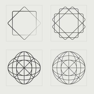 Vektör Grafik Varlıkları Ayarlandı. Geçmişe dönük grafik süslemeleri. Siberpunk elementleri. Tasarım karşıtı. Vektör illüstrasyonu