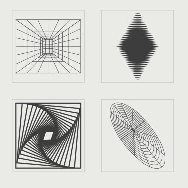 Nesnelerin Y2K biçim vektörleri kümesi. Tasarım için büyük bir retro nesne seti. Modern soyut formlar. Projeler, posterler, afişler. Vektör illüstrasyonu