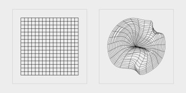 Tasarım için geçmişe dönük gelecek elementler. Moda geometrik postmodern figürler. Modern tişörtler için tasarlanmış. Tasarım karşıtı. Vektör illüstrasyonu