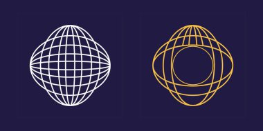 Vahşilik şekilleri. Olağanüstü Grafik Varlıkları. Grafik dekorasyonu için elementler. Tasarım karşıtı. Vektör illüstrasyonu