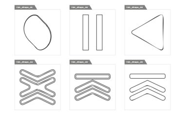 Y2K vektör kümesi. Acımasızlık yıldızları ve çiçek şekilleri. Siberpunk elementleri. Retro Futurist. Vektör illüstrasyonu