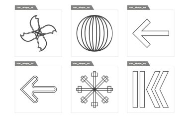 Y2K elementlerinin toplanması. Acımasızlık yıldızları ve çiçek şekilleri. Siberpunk elementleri. Yıldızlar, yıldız patlaması. Vektör illüstrasyonu