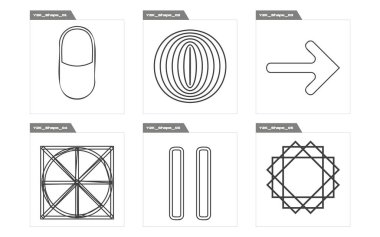 Nesnelerin Y2K biçim vektörleri kümesi. Tasarım için büyük bir retro nesne seti. Y-2k tarzında nesneler. Yıldızlar, yıldız patlaması. Vektör illüstrasyonu