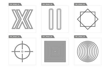 Y2K elementlerinin toplanması. Tasarım için büyük bir retro nesne seti. Y-2k tarzında nesneler. Yıldızlar, yıldız patlaması. Vektör illüstrasyonu