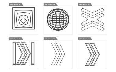 Y2K elementlerinin toplanması. Olağanüstü Grafik Varlıkları. Y-2k tarzında nesneler. Projeler, posterler, afişler. Vektör illüstrasyonu
