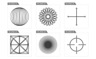 Y2K vektör kümesi. Olağanüstü Grafik Varlıkları. Modern tişörtler için tasarlanmış. Projeler, posterler, afişler. Vektör illüstrasyonu