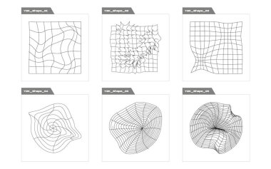 Tasarım için geçmişe dönük gelecek elementler. Olağanüstü Grafik Varlıkları. Modern soyut formlar. Yıldızlar, yıldız patlaması. Vektör illüstrasyonu