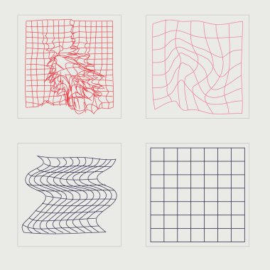 Nesnelerin Y2K biçim vektörleri kümesi. Geçmişe dönük grafik süslemeleri. Y-2k tarzında nesneler. Tasarım karşıtı. Vektör illüstrasyonu