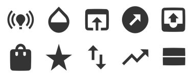 10 simge eylemi. Bir set vektör simgeleri. Modern moda tarzında. Doğrusal simgeler ayarlandı. İnce doldurulmuş simgeler paketi. Vektör illüstrasyonu