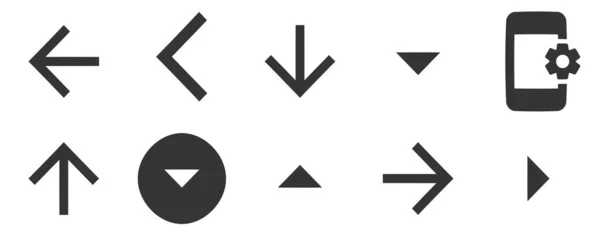 Set Von Symbolen Karten Creative Business Solutions Icon Set Setzen — Stockvektor