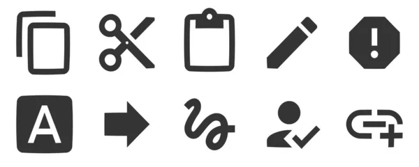 Set Icone Dispositivo Linea Icone Collezione Tendenza Moderna Nello Stile — Vettoriale Stock