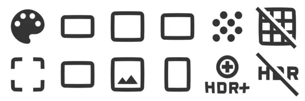 Set Iconos Hardware Conjunto Iconos Vectoriales Establecer Icono Calidad Para — Archivo Imágenes Vectoriales