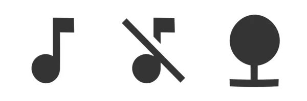 Set Von Symbolen Bild Vector Sammlung Dünne Linie Web Symbol — Stockvektor