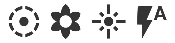 Set Von Symbolen Bild Creative Business Solutions Icon Set Einfaches — Stockvektor