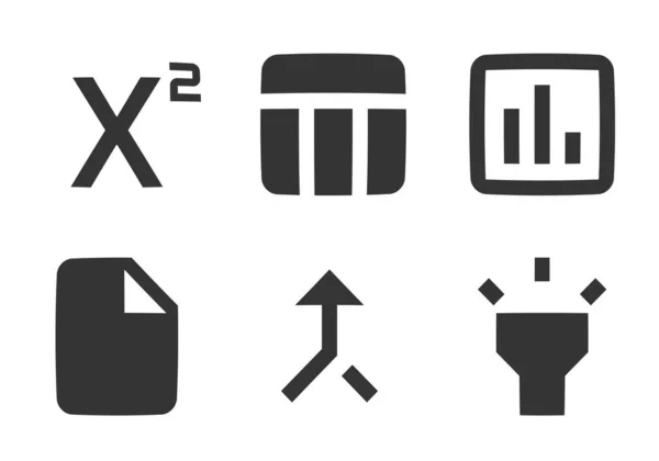 Set Von Symbolen Editor Vektorillustration Von Thin Line Icons Vereinzelte — Stockvektor