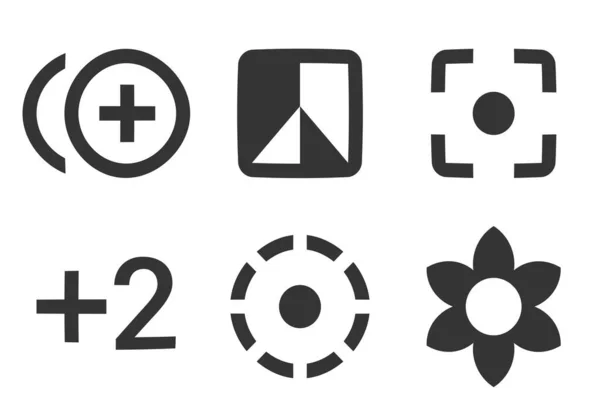 Set Von Symbolen Bild Creative Business Solutions Icon Set Vereinzelte — Stockvektor