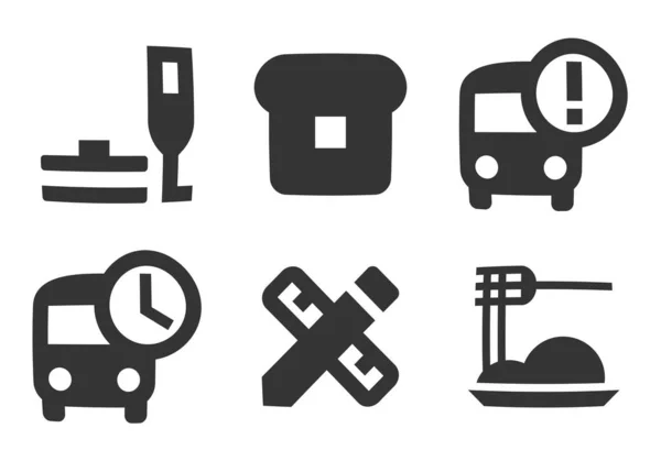 Set Icons Maps Vector Collection Thin Line Web Icon Set — Stock Vector