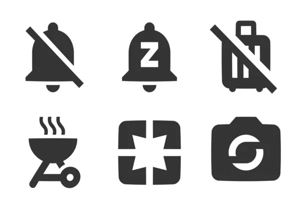 Set Von Symbolen Social Network Liniensymbole Sammlung Setzen Sie Das — Stockvektor