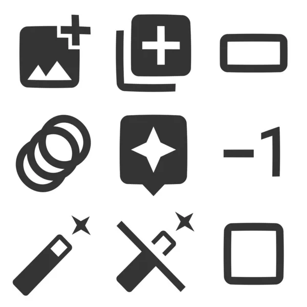 Set Von Symbolen Hardware Moderne Symbole Für Dünne Linien Vereinzelte — Stockvektor