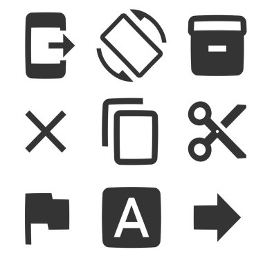 9 simge aygıtı seti. Vektör koleksiyonu ince çizgi Web simgesi. Basit Set. Doğrusal simgeler ayarlandı. İnce doldurulmuş simgeler paketi. Vektör illüstrasyonu