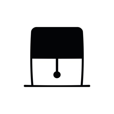 Eylemler, yaratıcı iş çözümleri ikonu. Basit bir ikon. Doğrusal semboller. İnce doldurulmuş simge. Vektör illüstrasyonu