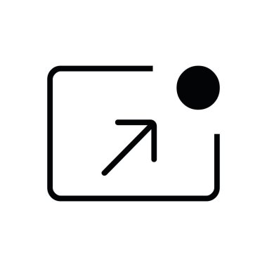 Eylem Vektörü simgesi. Modern moda tarzında. mobil ve web için. Büyük UI simgesi. UI ve UX