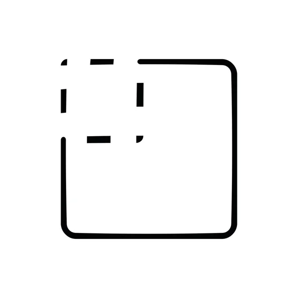 Aktionszeilensymbol Einfaches Symbol Lineare Symbole Dünnes Icon Vektorillustration — Stockvektor