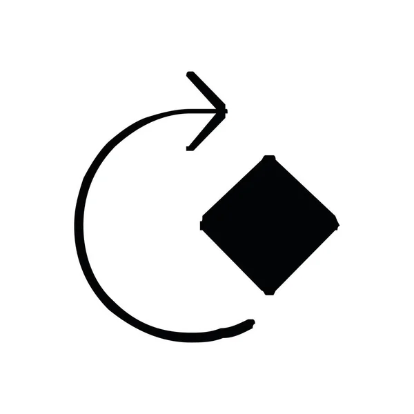 Значок Действия Вектор Очертания Изолированного Знака Линейная Икона Тонкая Икона — стоковый вектор