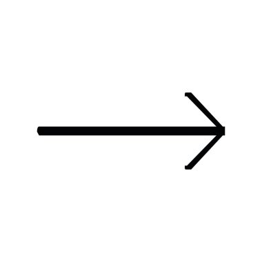 Eylem Vektörü simgesi. Taslak izole işareti. Doğrusal semboller. Büyük UI simgesi. UX UI