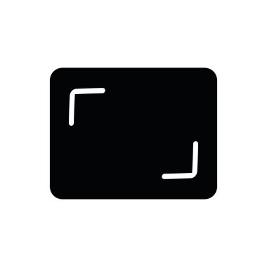 Editör Hattı simgesi. Taslak izole işareti. mobil ve web için. İnce doldurulmuş simge. UX UI