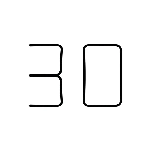 Значок Вектора Устройства Простая Иконка Линейная Икона Большой Значок Пользовательского — стоковый вектор