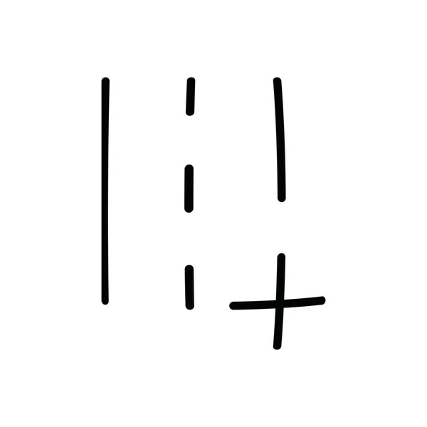 Ikon Vektor Rumah Ikon Sederhana Simbol Linear Ikon Big Dalam - Stok Vektor