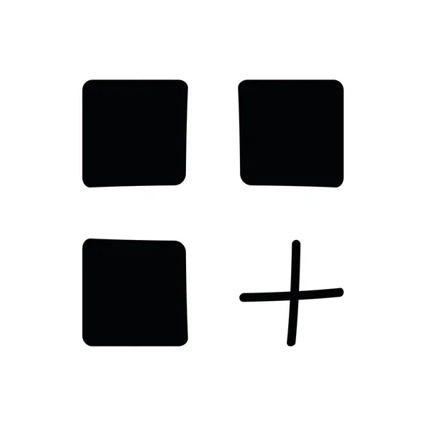 Значок Office Line Значок Качества Линейные Символы Большой Значок Пользовательского — стоковый вектор