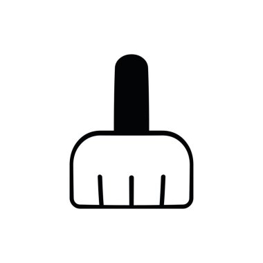 İş Vektörü ince web simgesi. Taslak izole işareti. Doğrusal semboller. Büyük UI simgesi. UX UI