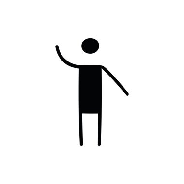 İş Vektörü ince web simgesi. Taslak izole işareti. mobil ve web için. İnce doldurulmuş simge. UX UI