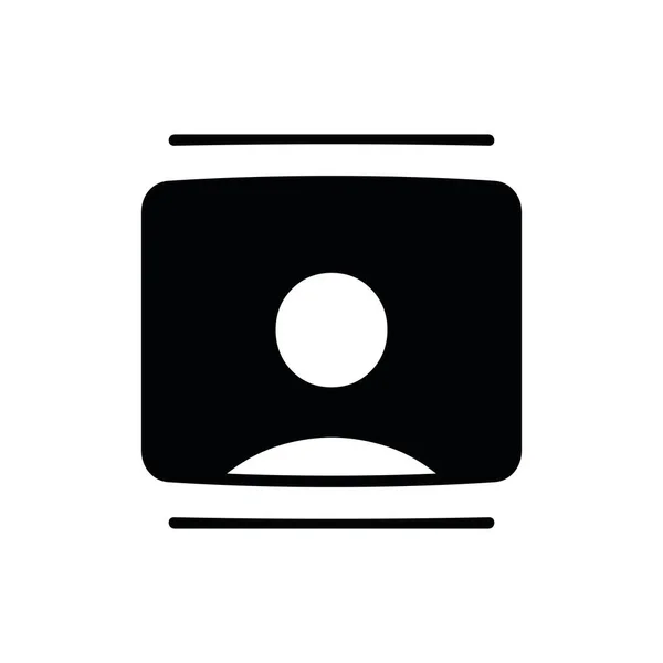 Значок Бизнес Вектора Простая Иконка Линейные Символы Большой Значок Пользовательского — стоковый вектор