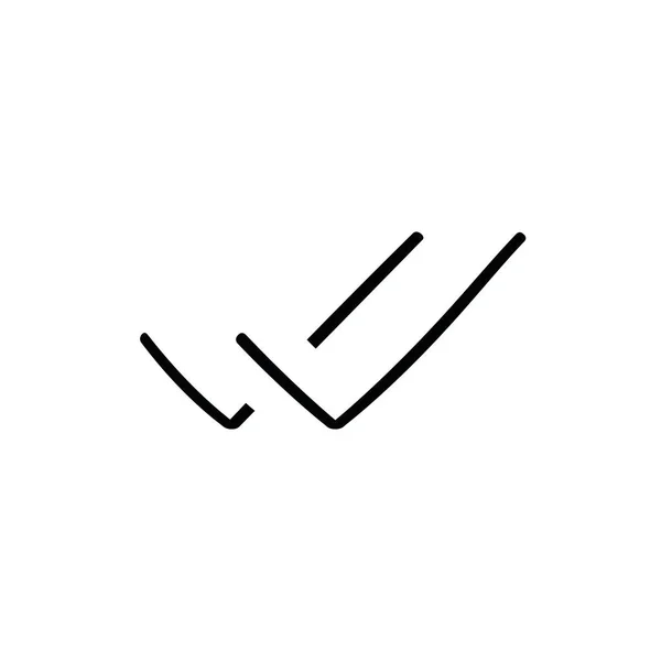 Business Line Ikone Qualitätssymbol Lineares Symbol Großes Symbol Flachem Design — Stockvektor
