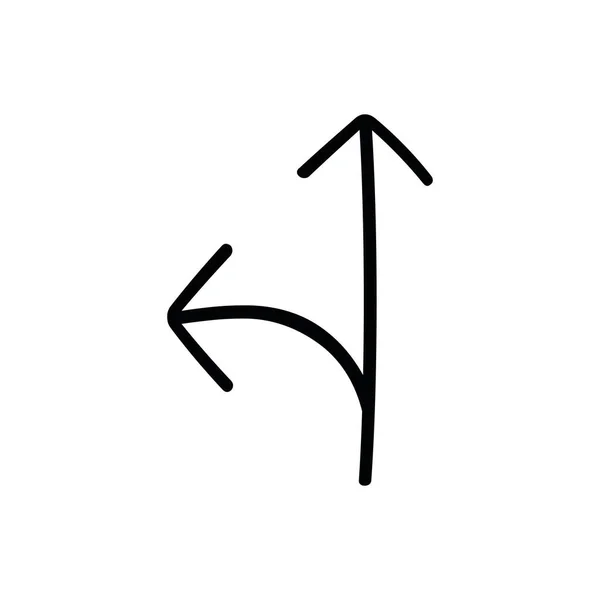 Εικονίδιο Business Line Περίγραμμα Απομονωμένης Πινακίδας Γραμμικά Σύμβολα Μεγάλο Εικονίδιο — Διανυσματικό Αρχείο