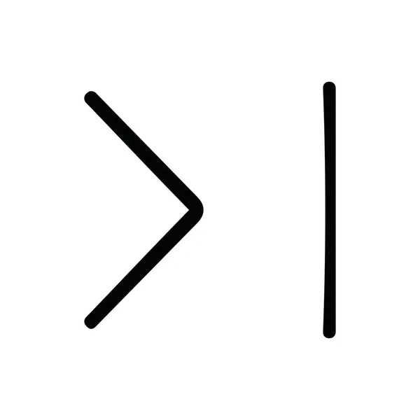 现代细线图标 轮廓孤立的标志 直线图标 平面设计中的大Ui图标 Ui和Ux — 图库矢量图片