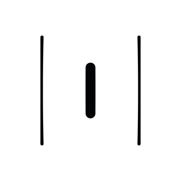 Business Line Ikone Einfaches Symbol Für Mobile Und Web Große — Stockvektor