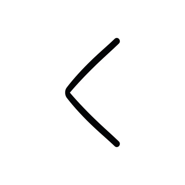 Business Vector Thin Line Web Symbol Umrissenes Isoliertes Zeichen Lineare — Stockvektor