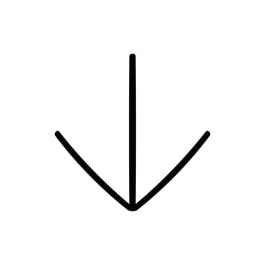 İş Vektörü simgesi. Modern moda tarzında. Doğrusal semboller. Düz dizaynlı büyük UI simgesi. Vektör illüstrasyonu