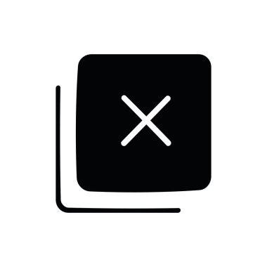 İş Vektörü ince web simgesi. Modern moda tarzında. mobil ve web için. İnce doldurulmuş simge. UX UI