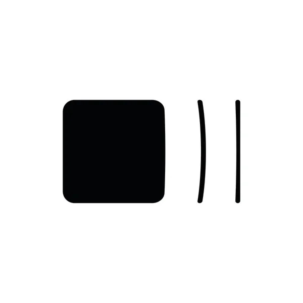 ビジネス現代的な細い線のアイコン 概要隔離された標識 線形記号 大きなUiアイコン — ストックベクタ
