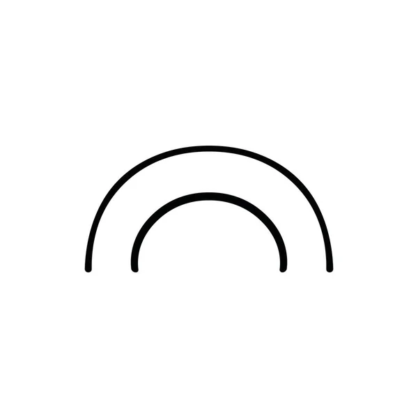Business Vector Illustration Des Thin Line Icons Einfaches Symbol Für — Stockvektor