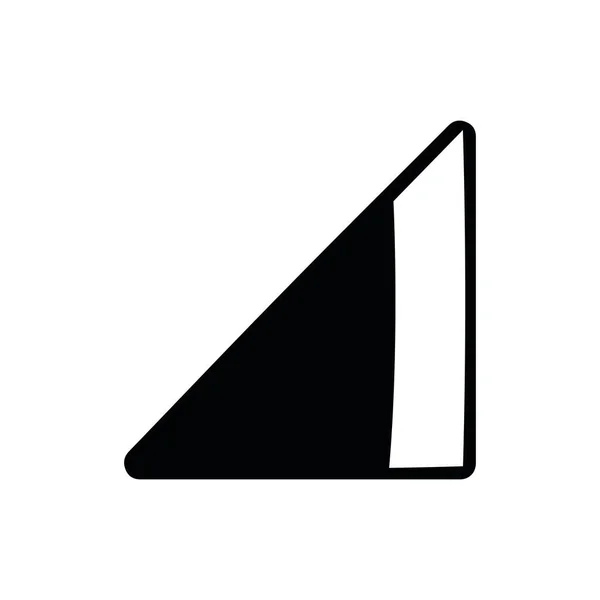 Εικονίδιο Business Line Περίγραμμα Απομονωμένης Πινακίδας Γραμμικά Σύμβολα Λεπτή Γεμισμένη — Διανυσματικό Αρχείο