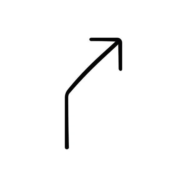 Business Modern Thin Line Ikone Einfaches Symbol Lineares Symbol Großes — Stockvektor